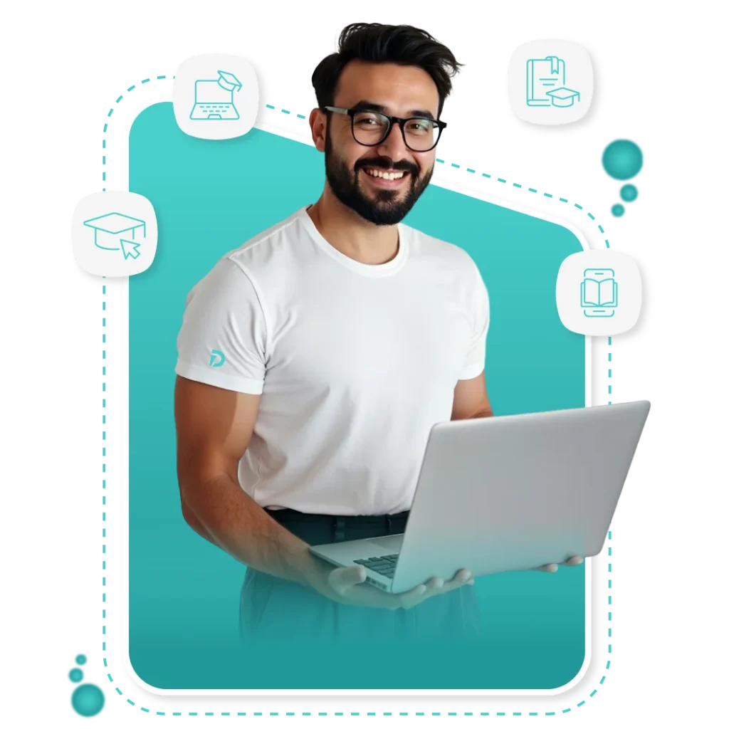 Educational site design photo 1 / طراحی سایت آموزشی